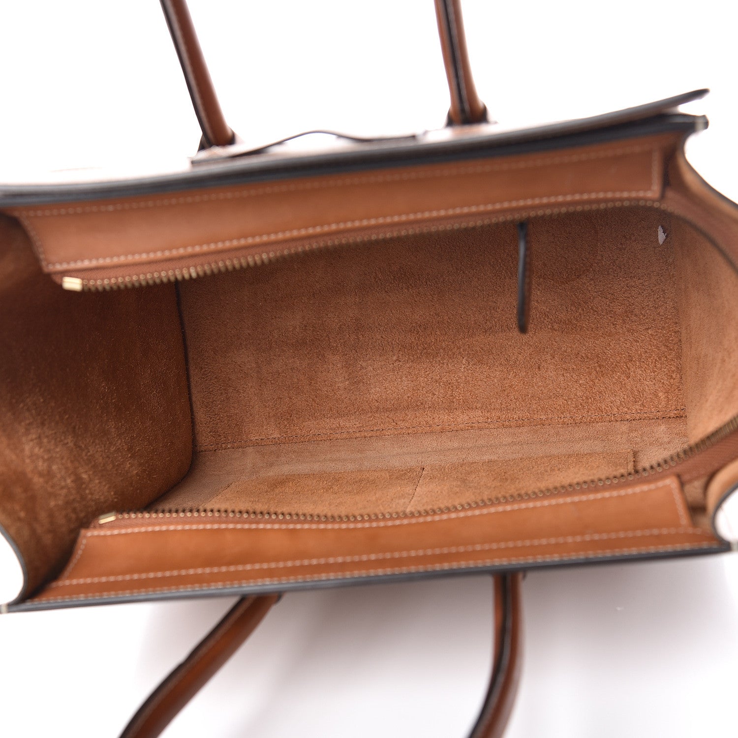 Celine Natural Calfskin Micro Luggage Tan 5 of 26