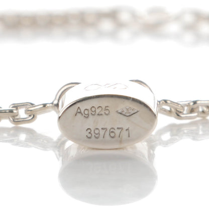 Louis Vuitton Sterling Silver Lockit Bracelet 4 of 5
