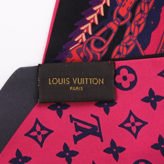 Louis Vuitton Silk Dreamonogram Bandeau Pink Glitter 4 of 6