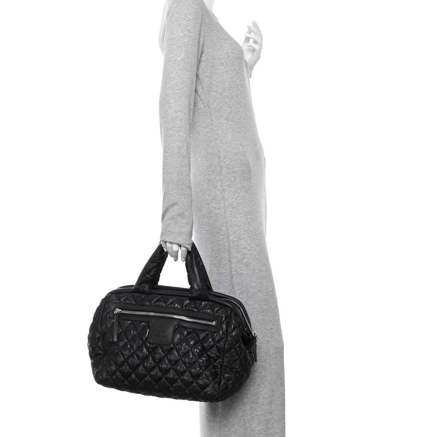 Nylon Coco Cocoon Bowler Black