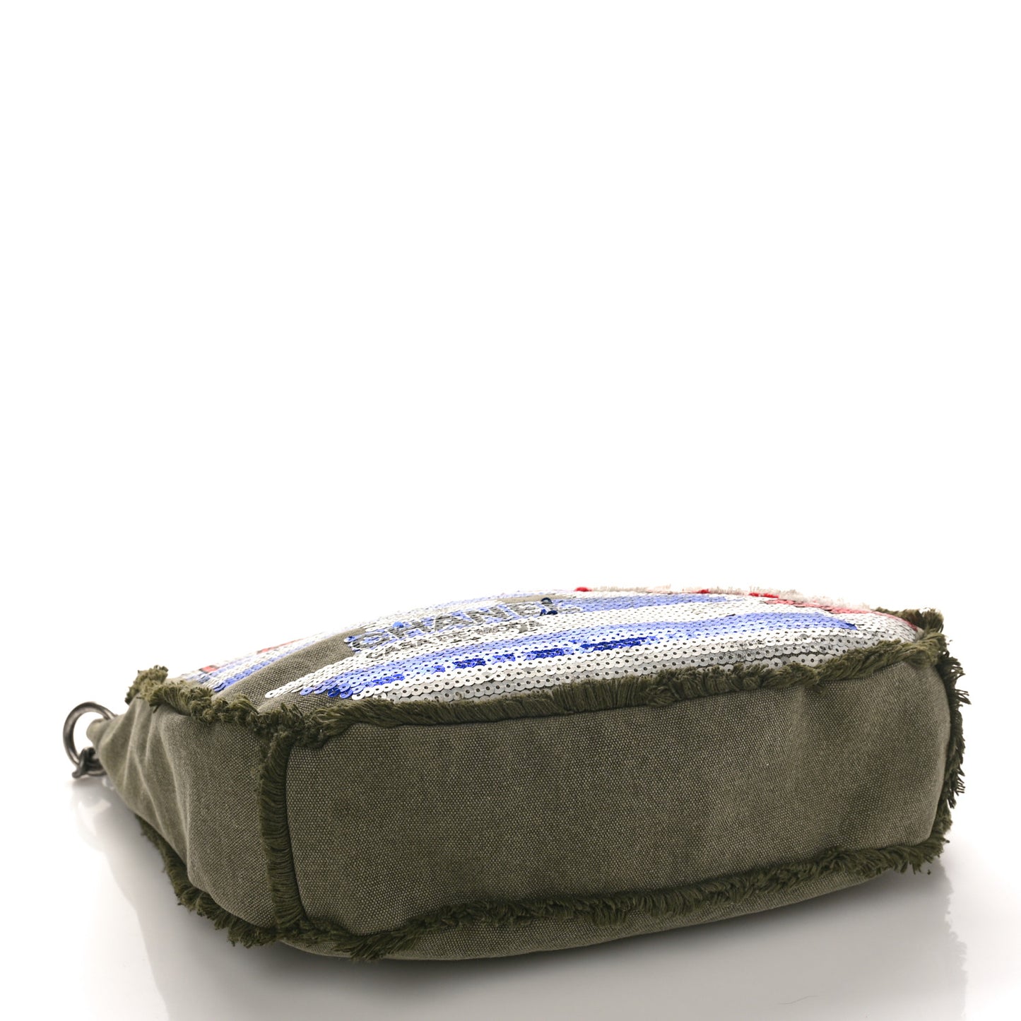 Canvas Sequins Cubano Trip Hobo Khaki