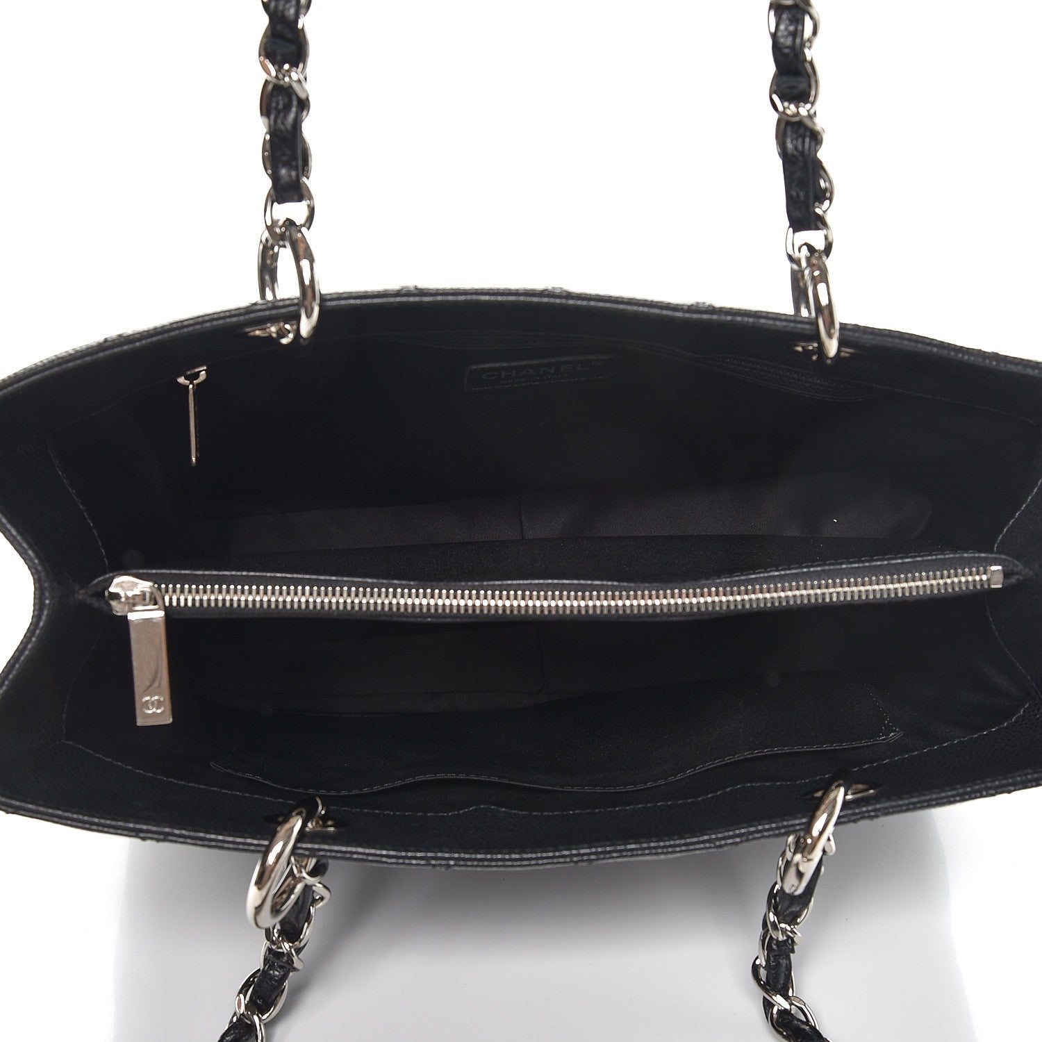 Chanel Caviar Quilted Grand Shopping Tote GST Black 5 of 11