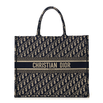 Christian Dior Oblique Book Tote Blue Multicolor 1 of 12