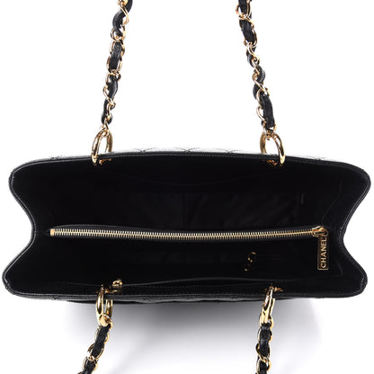 Chanel Caviar Quilted Grand Shopping Tote GST Black 5 of 12