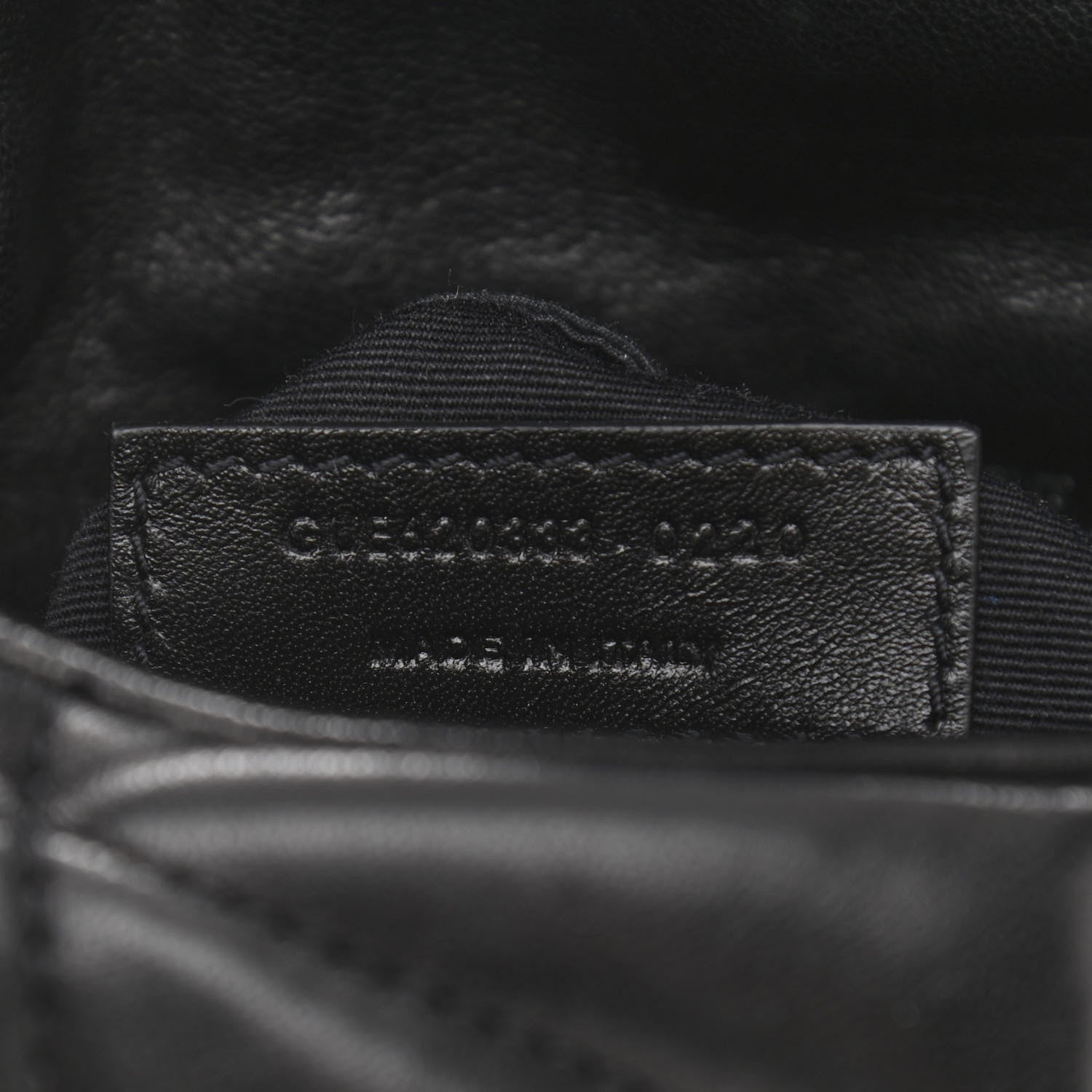 Saint Laurent Lambskin Quilted Toy Loulou Puffer Monogram Chain Satchel Black 8 of 11