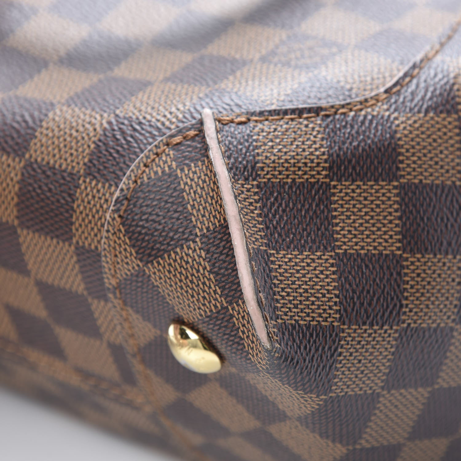 Louis Vuitton Damier Ebene Caissa Tote PM Rose Ballerine 9 of 13