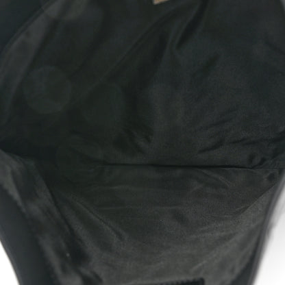 Chanel Calfskin Quilted Fringe Shopping Bag Black 5 of 9