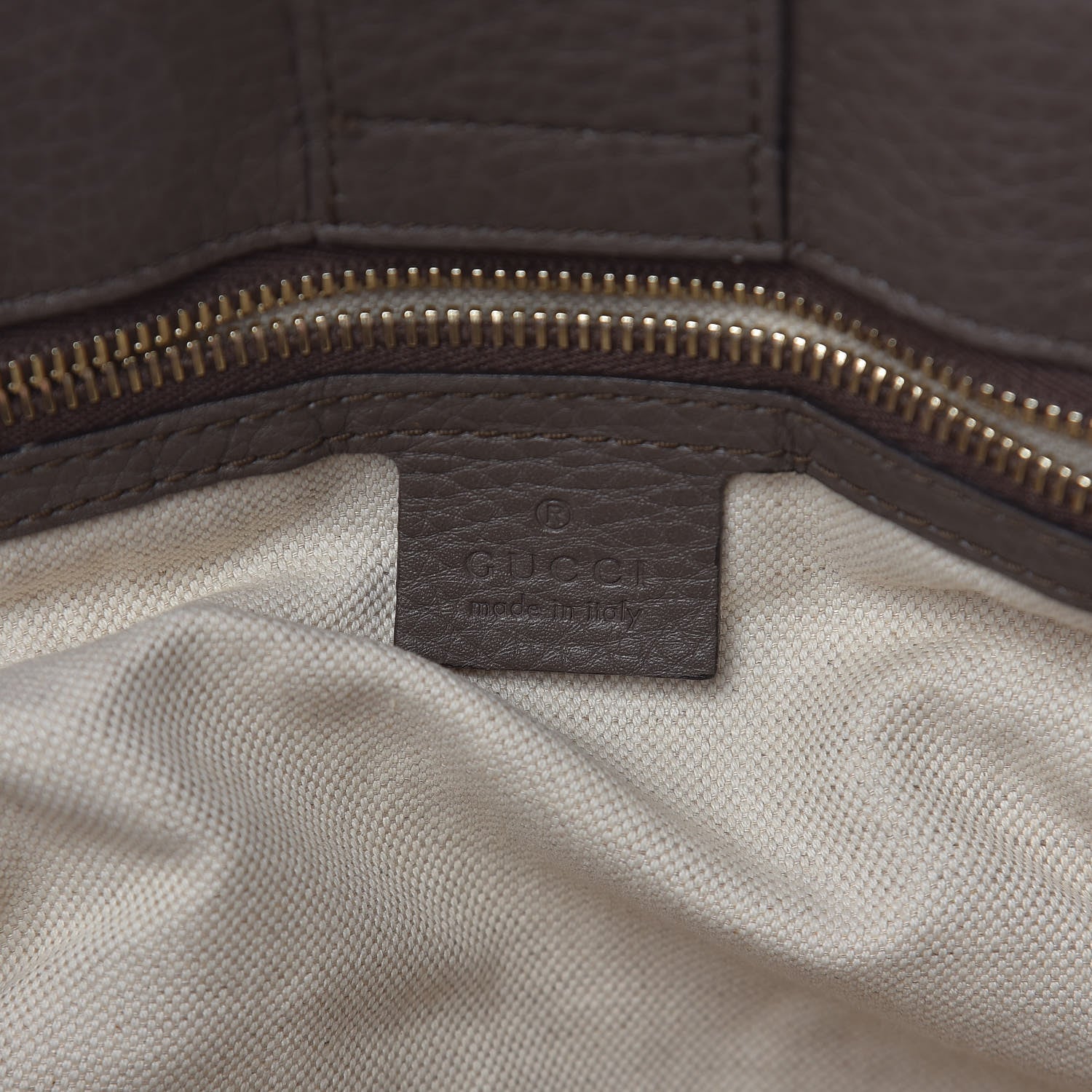 Gucci Cellarius Calfskin Medium Bamboo Shopper Tote Grey Field 6 of 10
