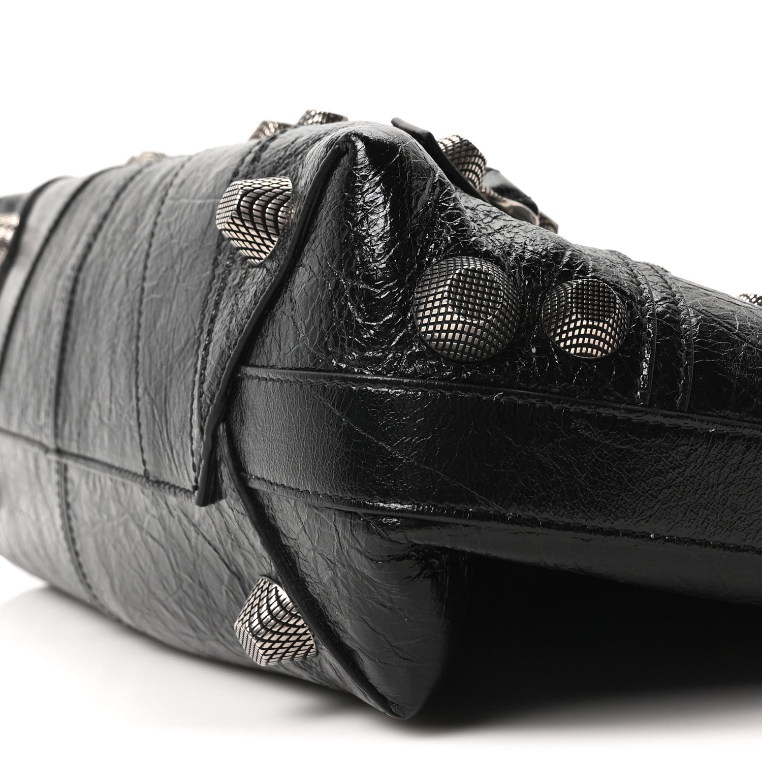 Balenciaga Agneau Arena Medium Le Cagole Carry All Bag Black