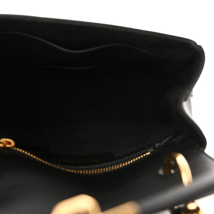 Burberry Trench Calfskin Small DK88 Top Handle Bag Black 5 of 10