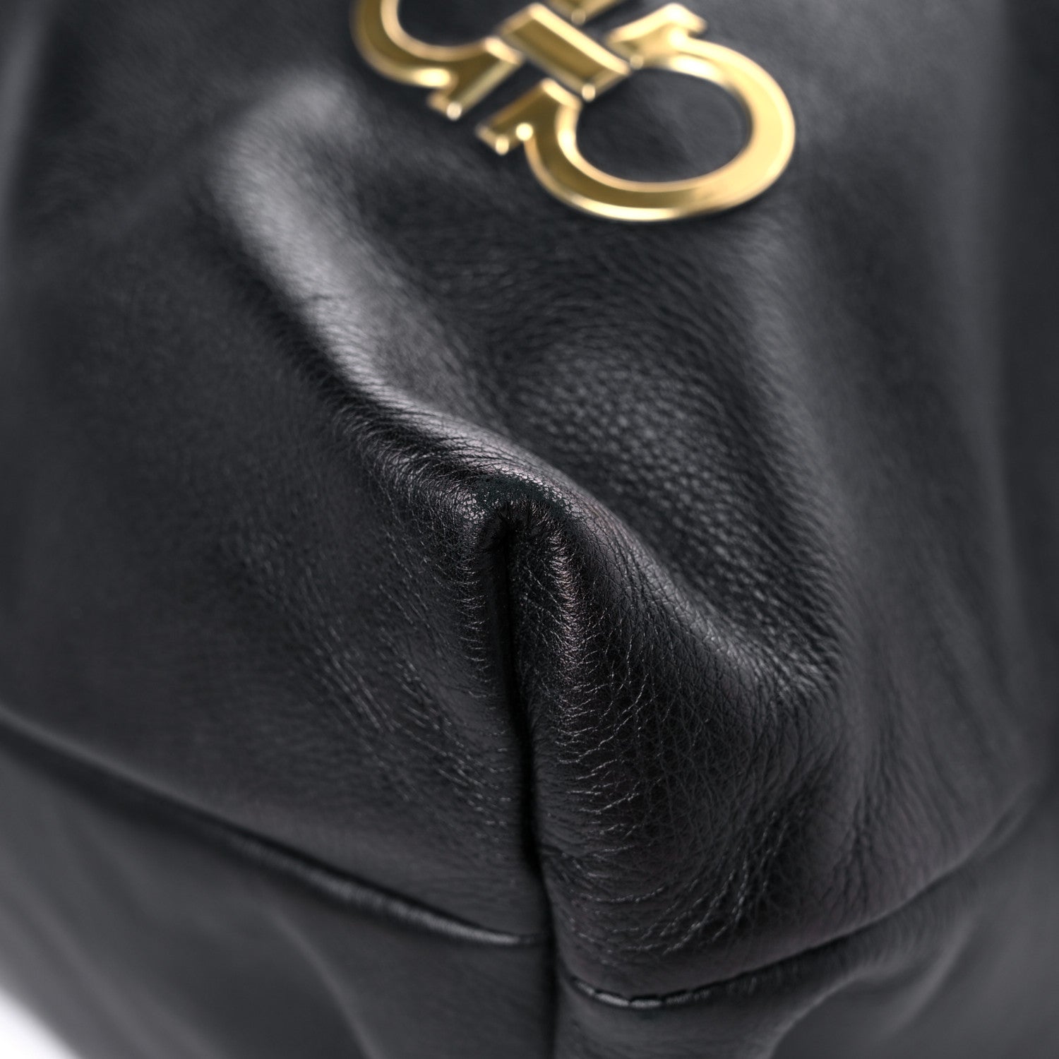 Salvatore Ferragamo Calfskin Tote Black 8 of 15