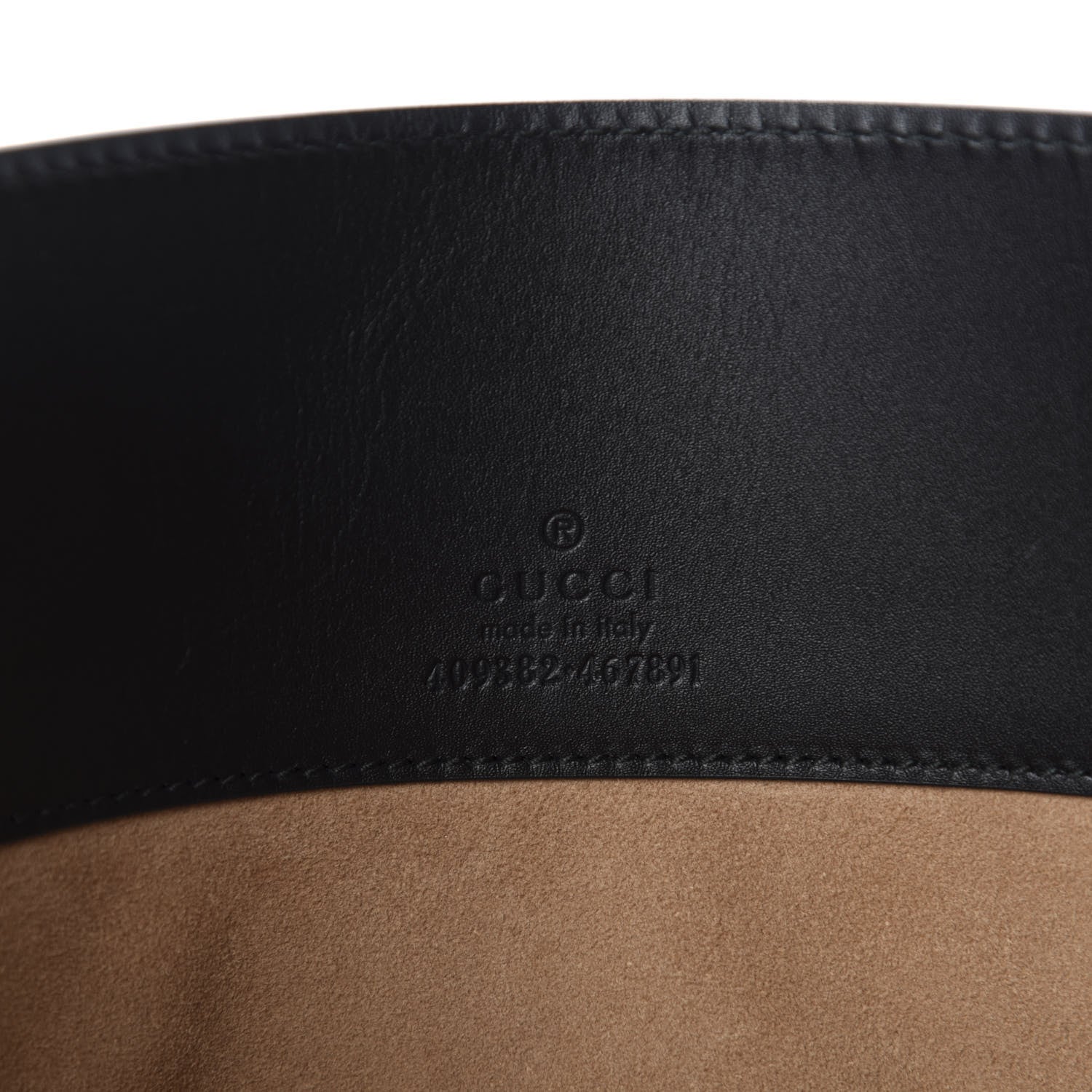 Gucci Calfskin Embossed XL Clutch Black 8 of 8