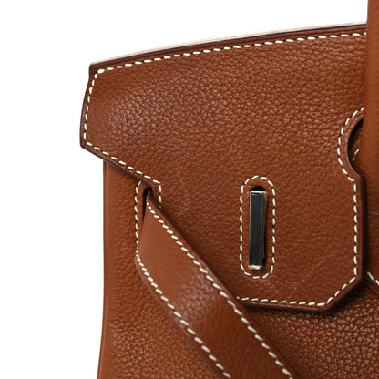 Hermes Natural Barenia Faubourg Birkin 30 Fauve 13 of 16