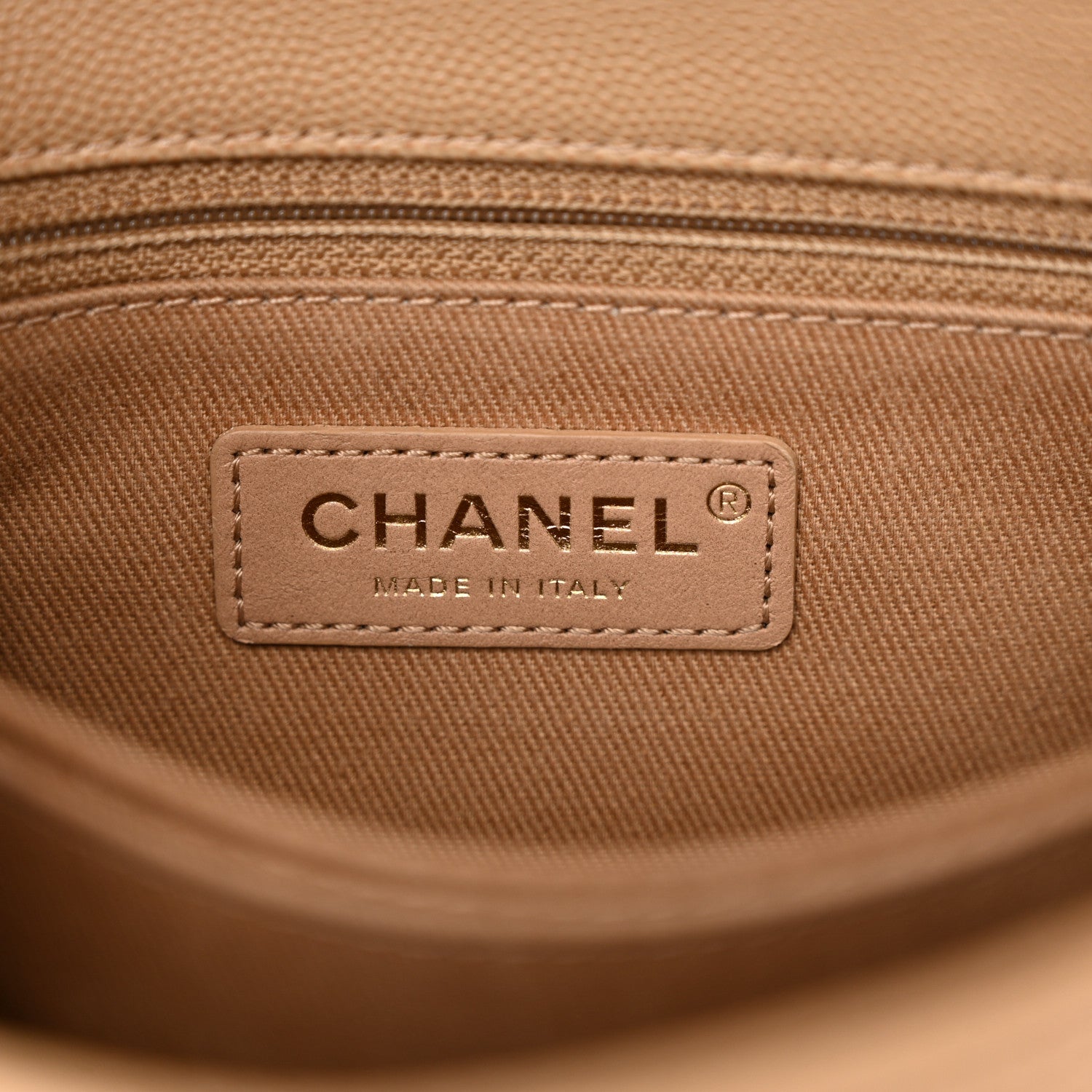 Chanel Caviar Quilted Mini Coco Handle Flap Beige 6 of 11