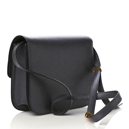 Celine Liege Calfskin Medium Classic Box Flap Bag Liquorice 3 of 15