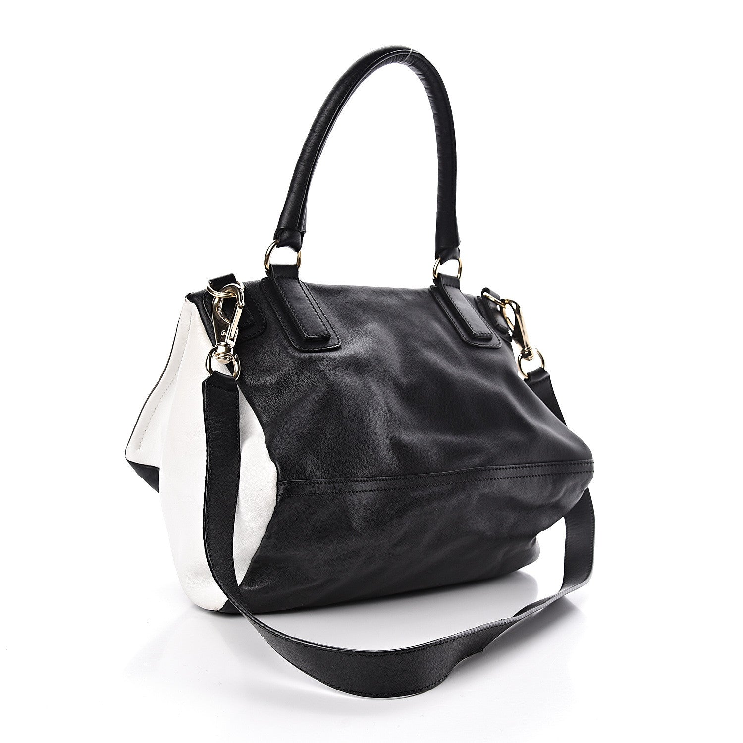Givenchy Sugar Goatskin Medium Tri-Color Pandora Black Linen White 3 of 10