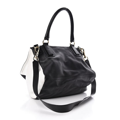Givenchy Sugar Goatskin Medium Tri-Color Pandora Black Linen White 3 of 10
