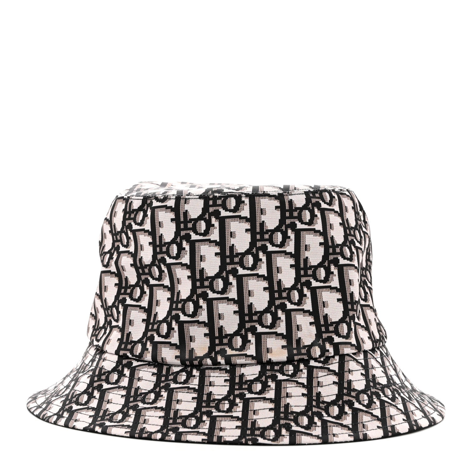 Christian Dior Oblique Reversible Teddy-D Brim Bucket Hat 57 Black 5 of 13