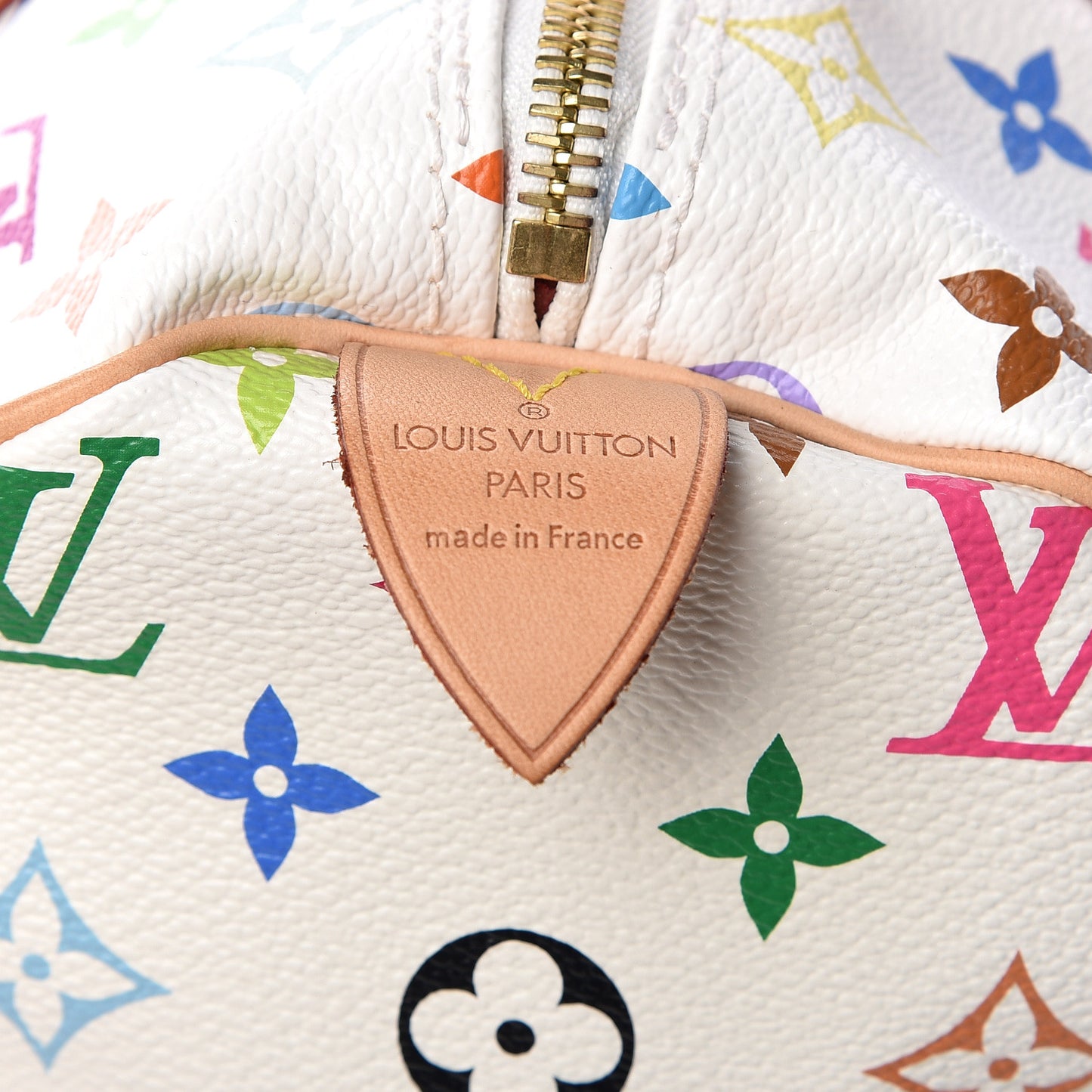 Monogram Multicolor Speedy 30 White