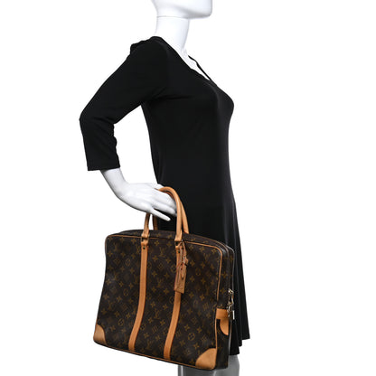 Louis Vuitton Monogram Porte-Documents Voyage Briefcase 2 of 11