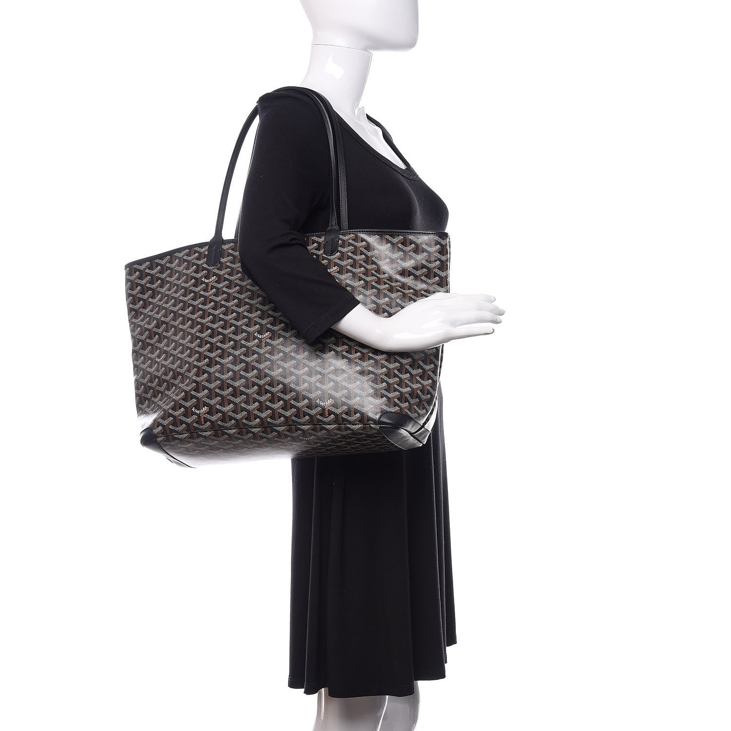 Goyard Goyardine Artois MM Black 2 of 10