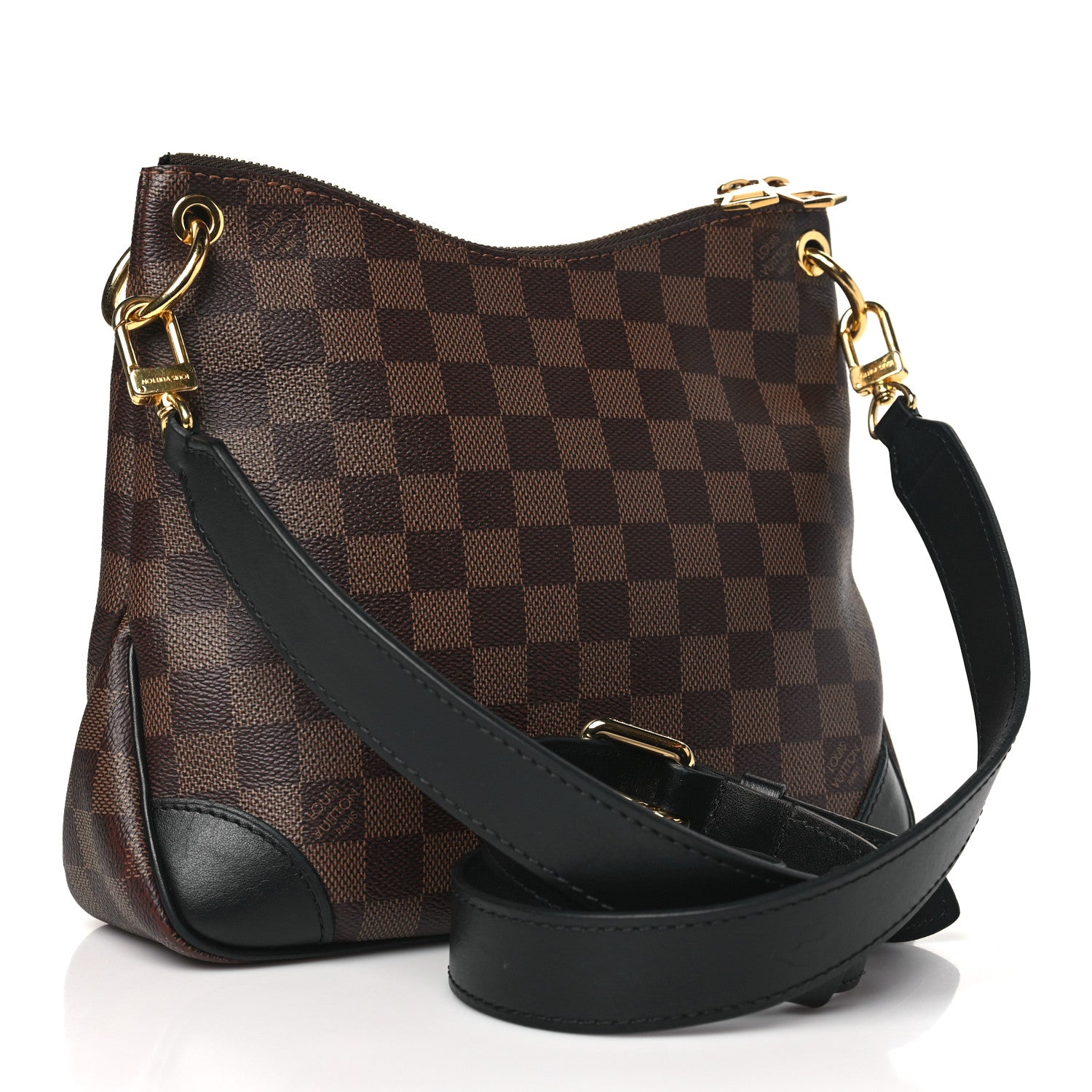 Louis Vuitton Damier Ebene Odeon PM Black 3 of 9