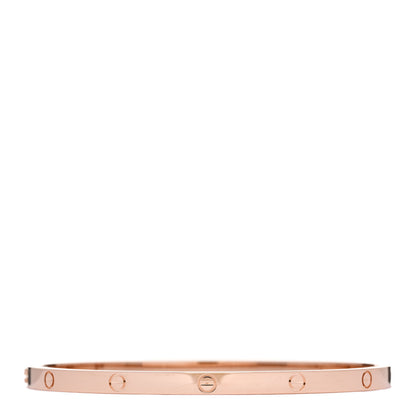 Cartier 18K Pink Gold Small LOVE Bracelet 17 2 of 8