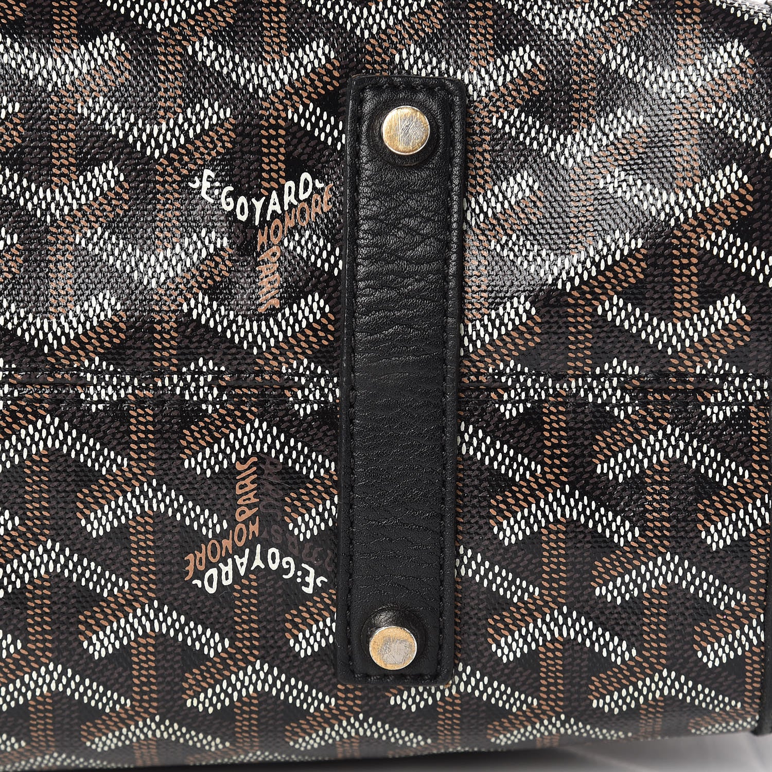 Goyard Goyardine Voltaire Tote Black 16 of 17