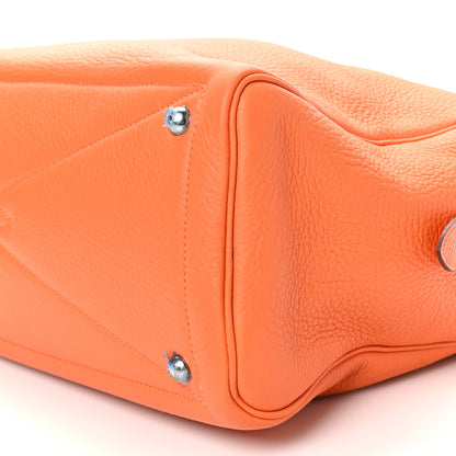 Hermes Taurillon Clemence Victoria II 35 Orange 10 of 11