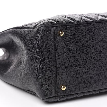 Chanel Caviar Quilted XL Grand Shopping Tote GST Black 8 of 10