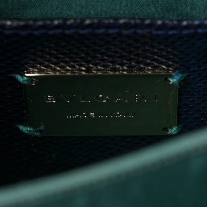 Bulgari Shiny Karung Serpenti Forever Top Handle Dark Blue 5 of 7