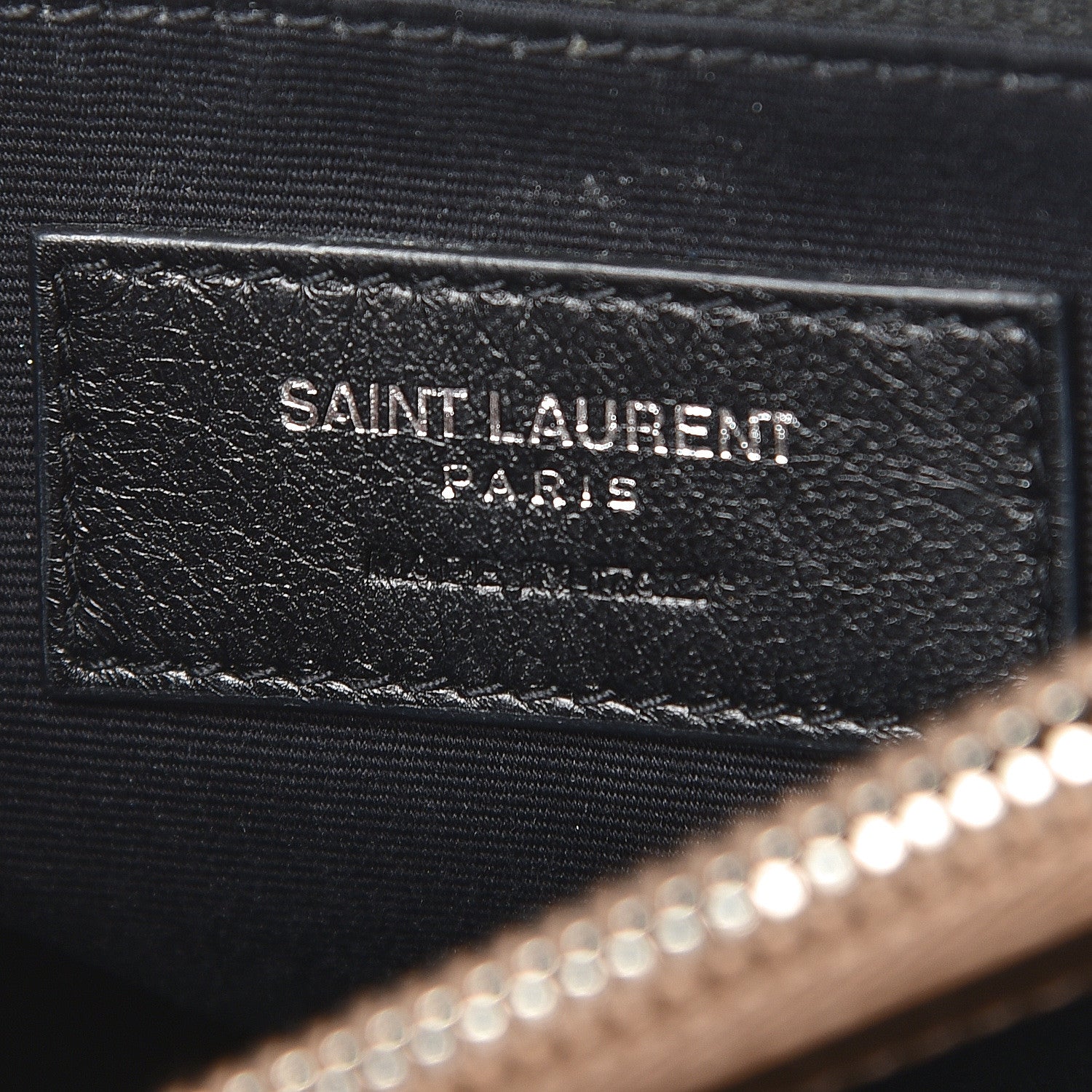 Saint Laurent Calfskin Y Quilted Medium Loulou Monogram Chain Satchel Light Brown 6 of 11