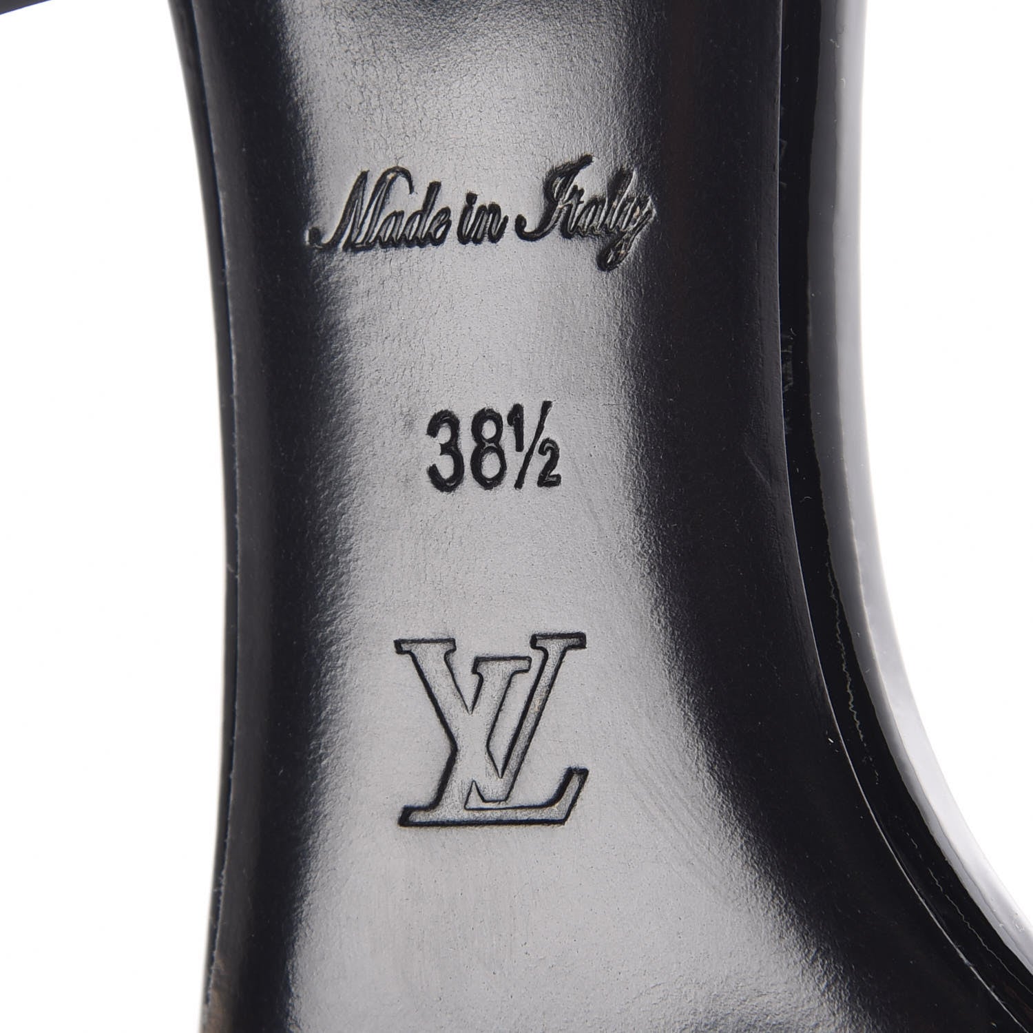 Louis Vuitton Calfskin Silver Light Sandal 38.5 Black 7 of 7
