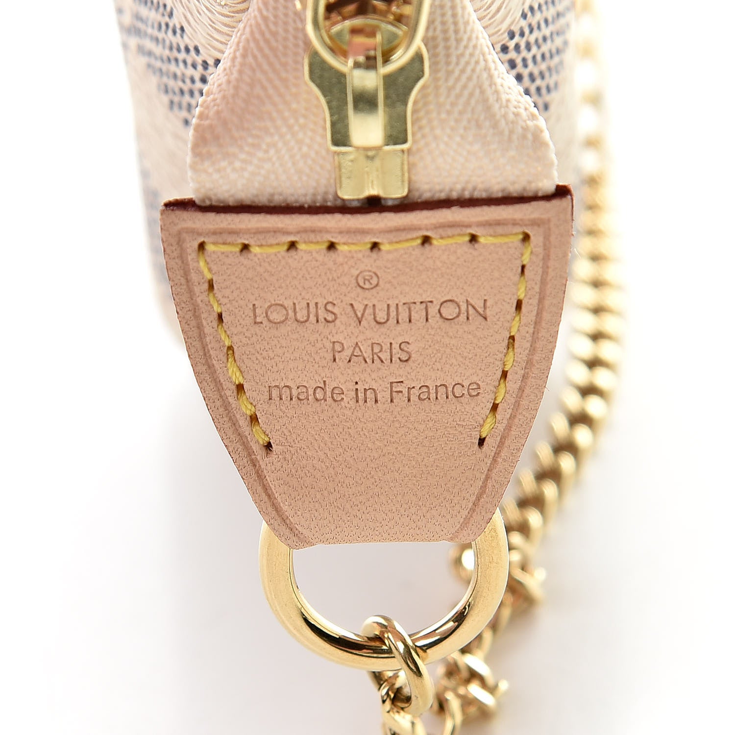 Louis Vuitton Damier Azur Mini Pochette Accessories 6 of 8