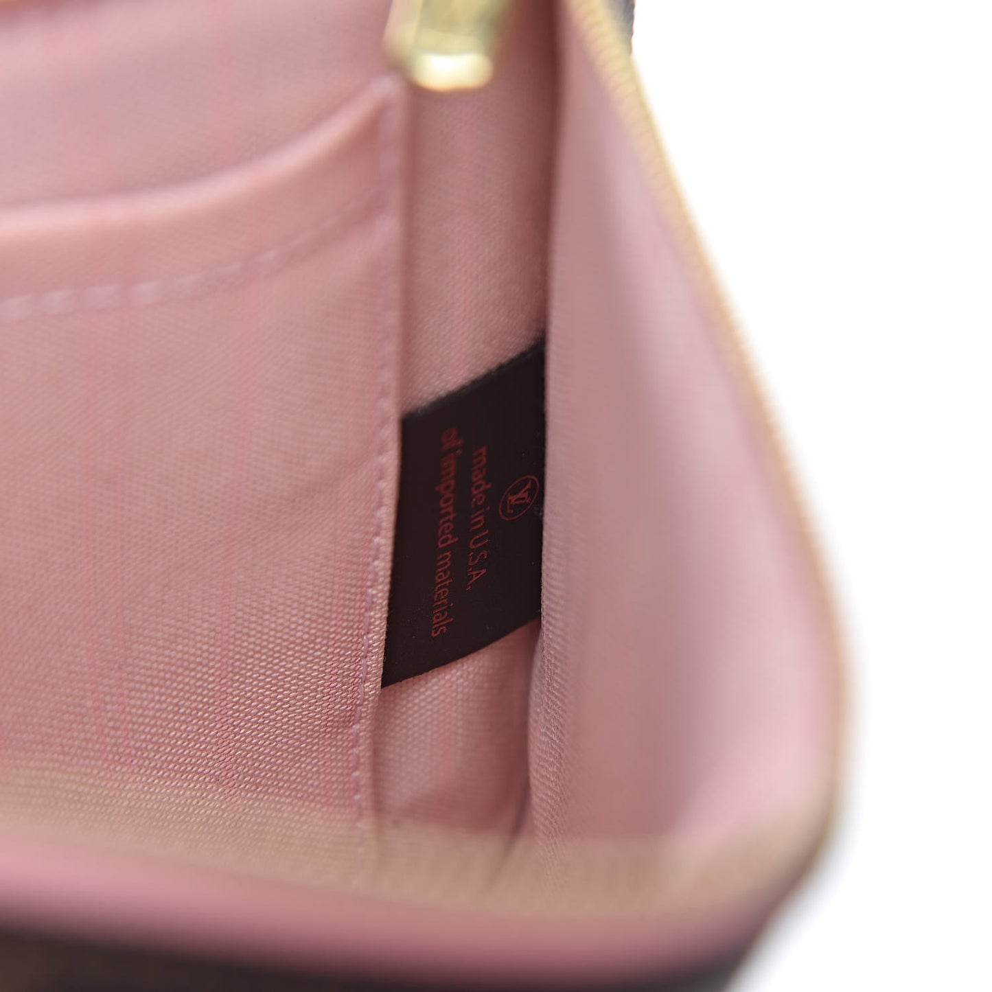 Damier Ebene Neverfull MM GM Pochette Rose Ballerine