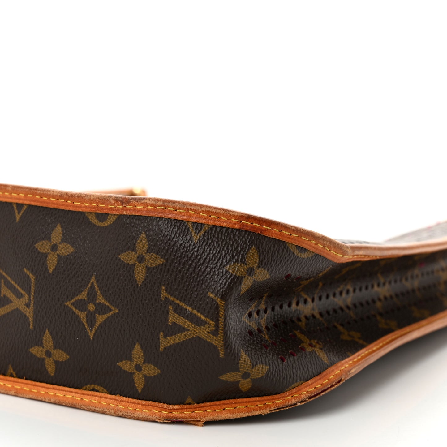 Monogram Perforated Musette Fuchsia