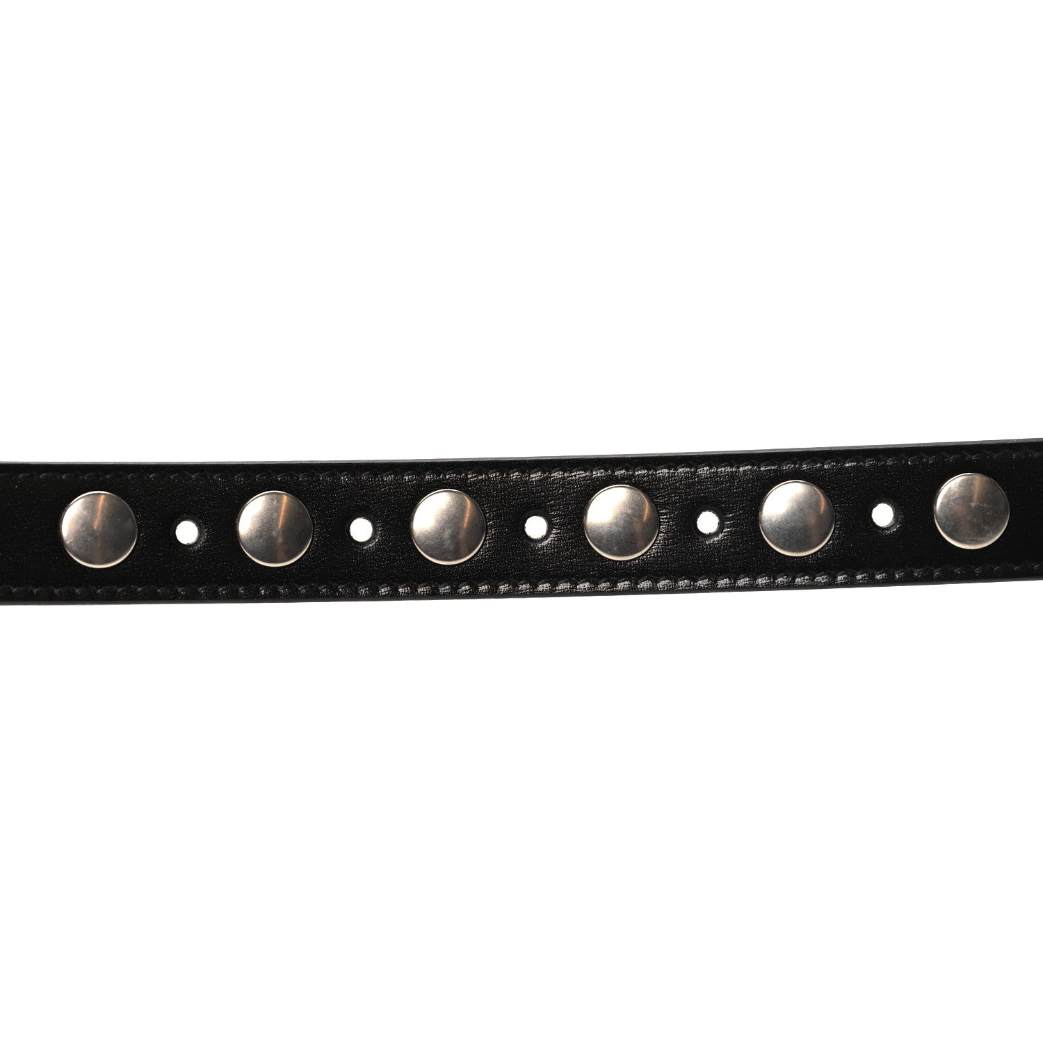 Gucci Calfskin Slim Studded Belt 95 38 Black 3 of 5