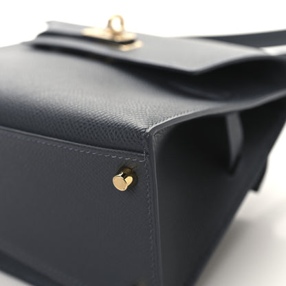 Hermes Epsom Kelly En Desordre Sellier 20 Ardoise 13 of 14