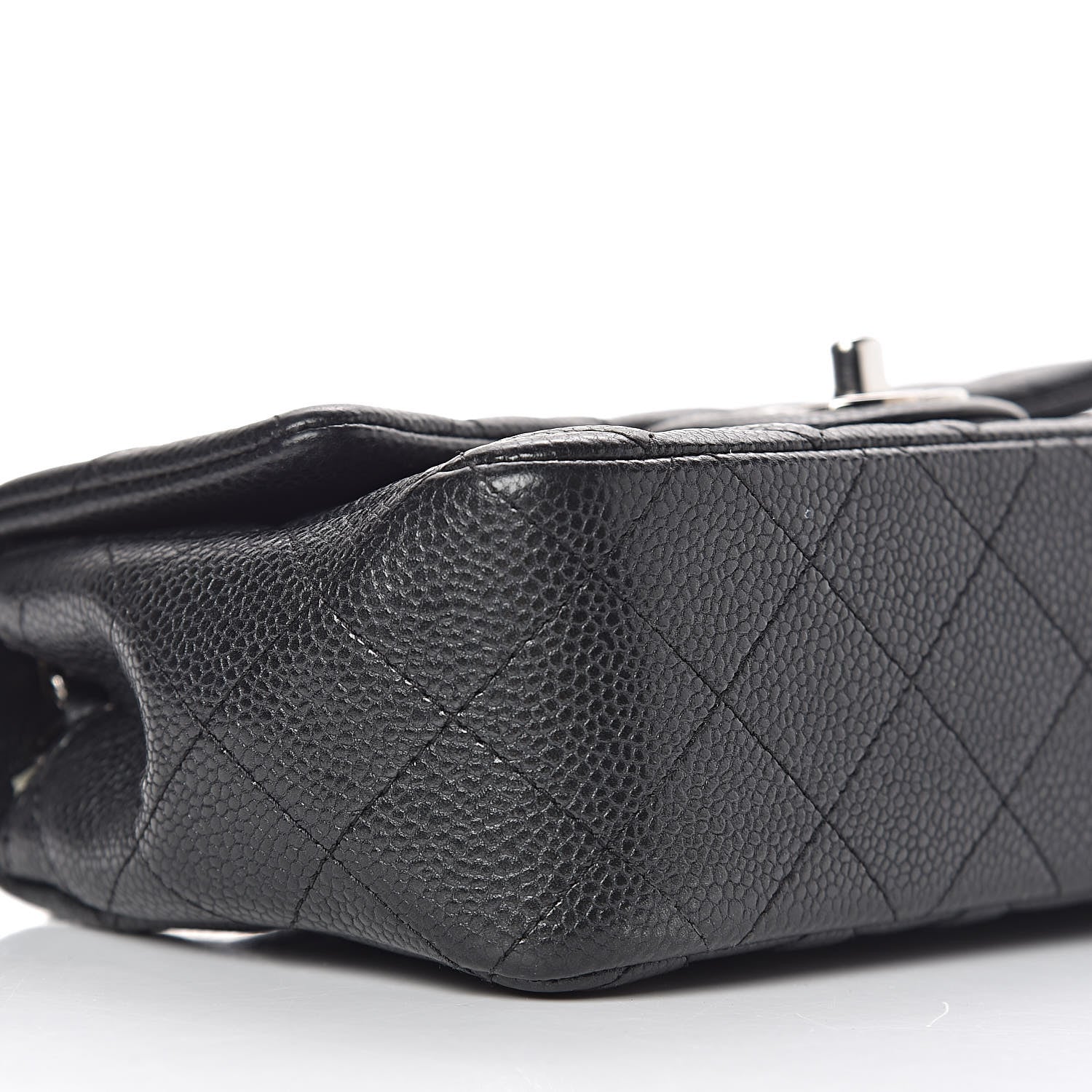 Chanel Caviar Quilted Mini Rectangular Flap Black 12 of 14
