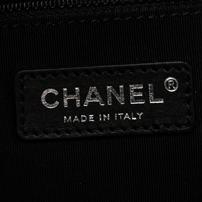 Chanel Vinyl Large La Pausa Bay Shopping Bag Black 6 of 12