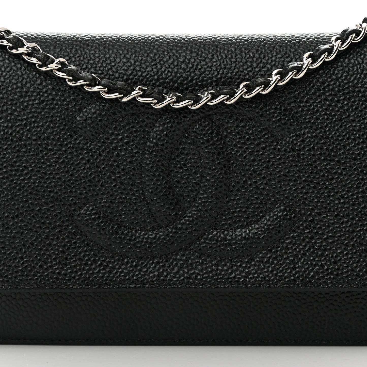 Caviar Timeless CC Wallet on Chain WOC Black
