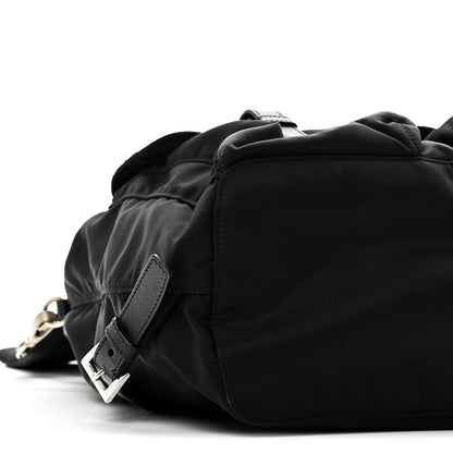 Prada Nylon Vela Medium Backpack Black 8 of 9