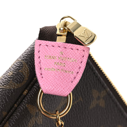Louis Vuitton Monogram 2022 Christmas Animation Paris Mini Pochette Accessories Pink 6 of 10