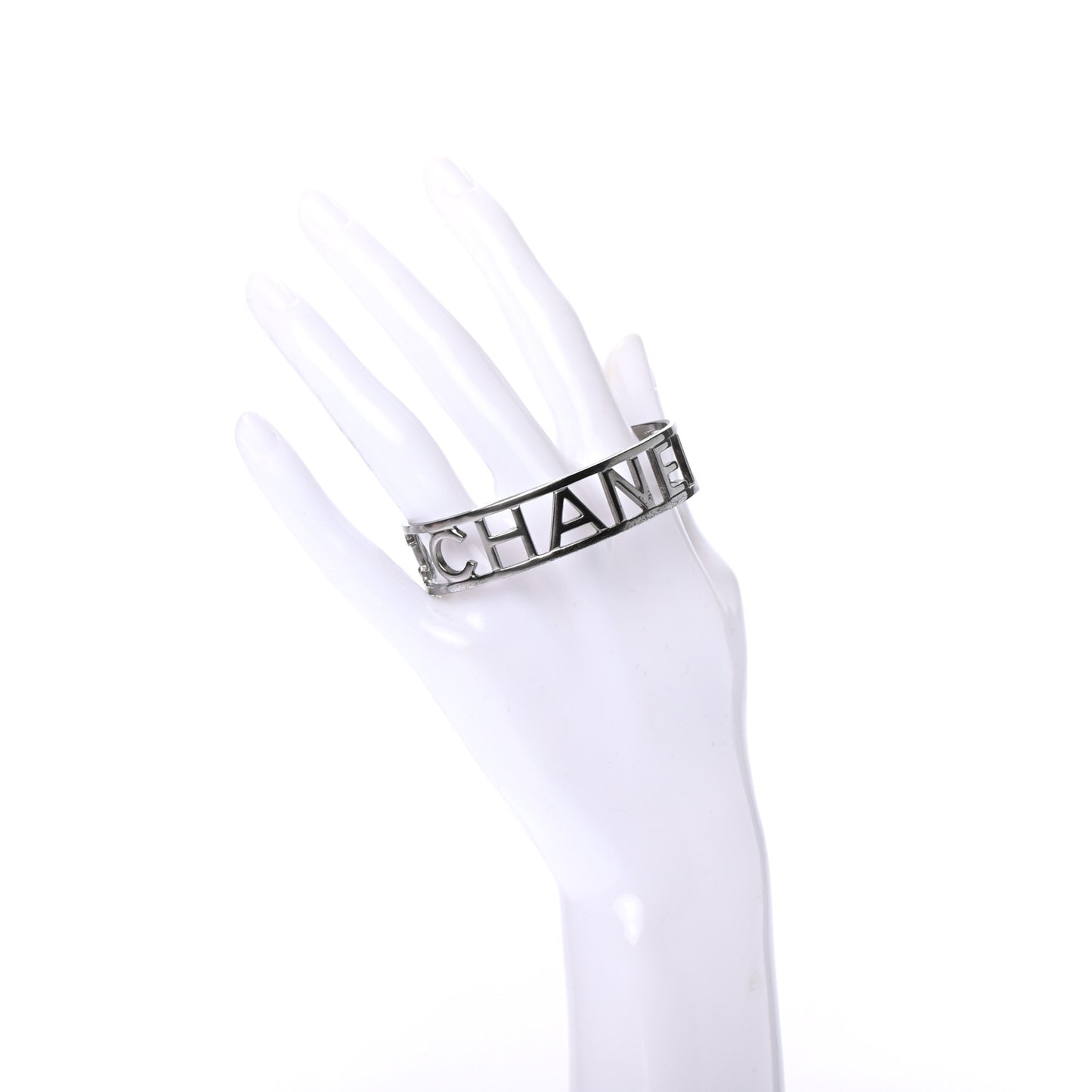 Ruthenium Logo Cuff Bracelet