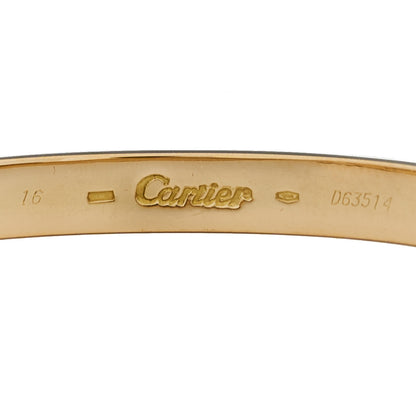 Cartier 18K Yellow Gold LOVE Bracelet 16 8 of 8