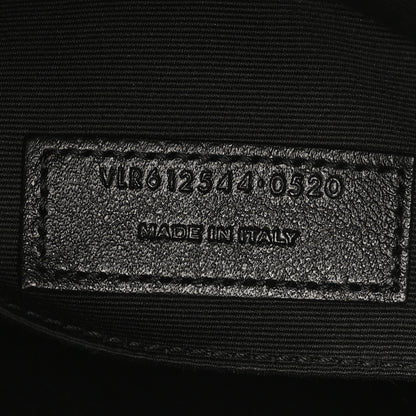 Saint Laurent Calfskin Matelasse Monogram Lou Camera Bag Black 7 of 10