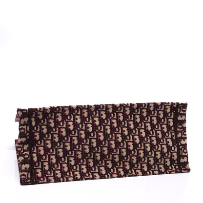 Christian Dior Oblique Large Book Tote Burgundy Multicolor 3 of 13