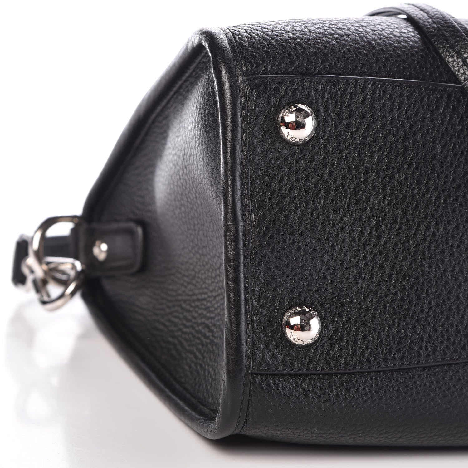 Prada Vitello Phenix Top Handle Bag Black 9 of 10