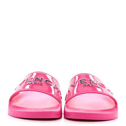 Givenchy Rubber Womens Logo Womens Pool Slides 36 Sandals Pink 2 of 12