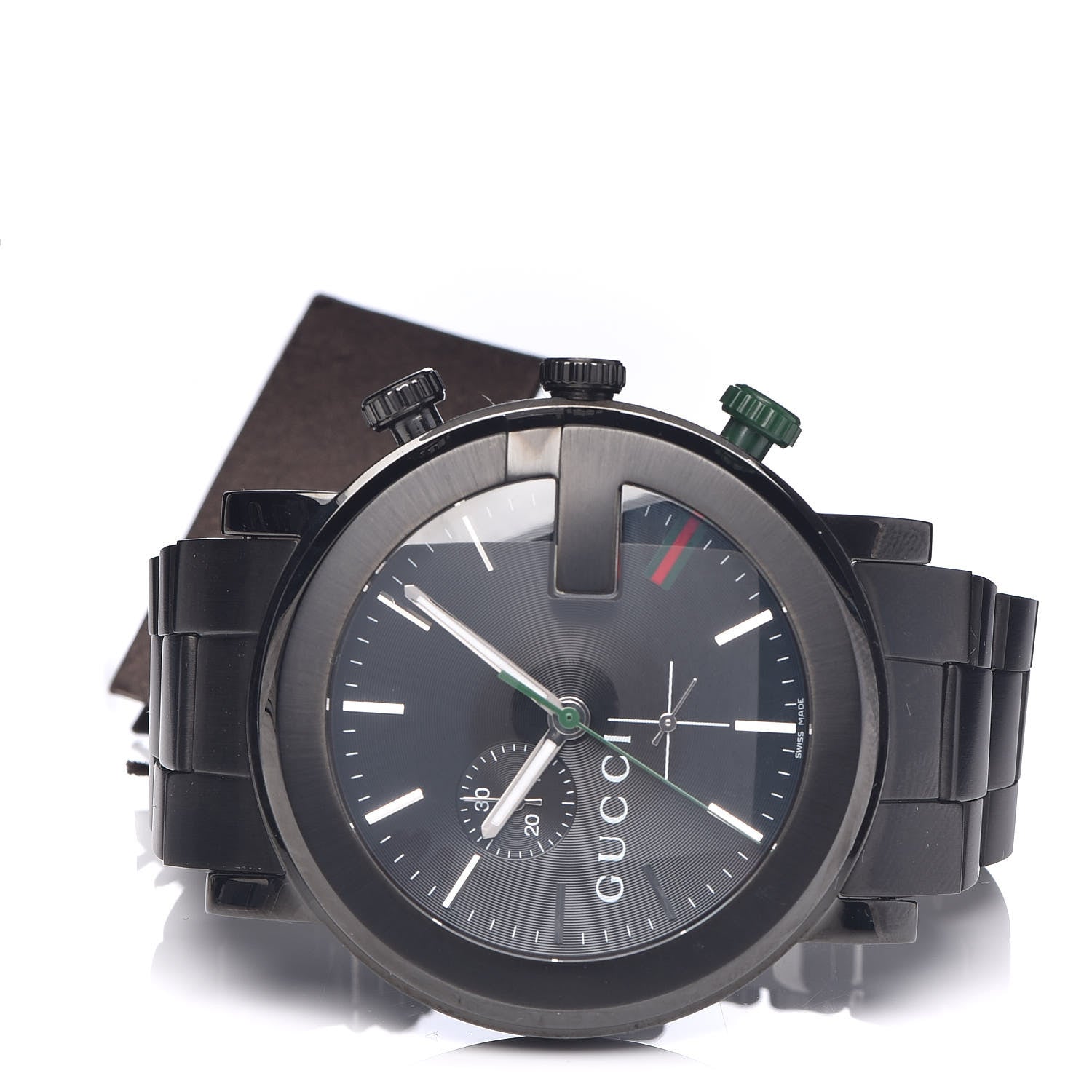 Gucci PVD Stainless Steel 44mm 101M G-Chrono Quartz Watch Black 3 of 8